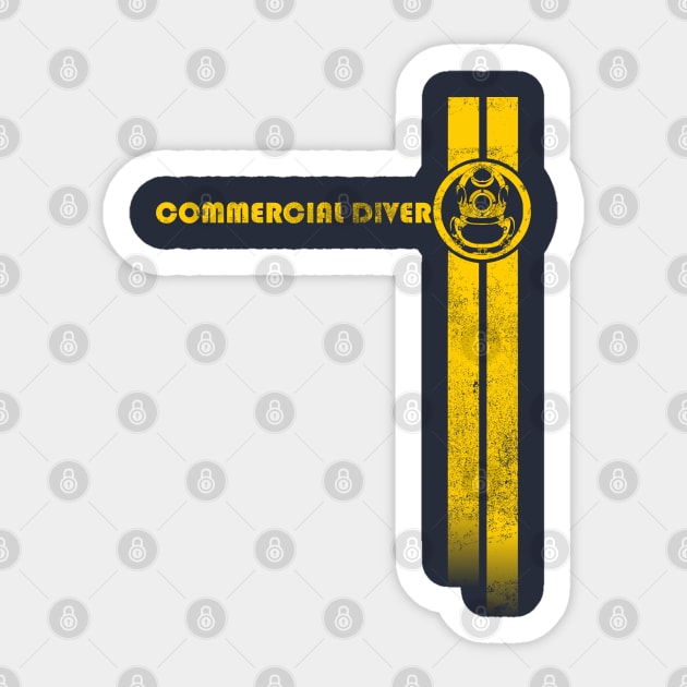 Commercial Diver Sticker by TCP